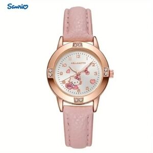 💝 Hello Kitty or Kuromi Watch,  choice of White, Pink or Lavendar, Sanrio